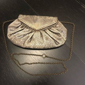 Lauren Merkin Crossbody Convertible Leather Clutch